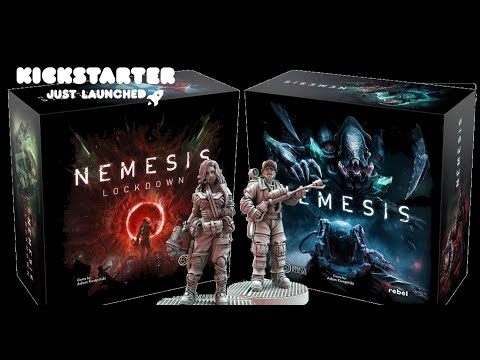 Kickstarter Final 24h: Nemesis Lockdown By Awaken Realms - https://bit.ly/NemesisLockdown