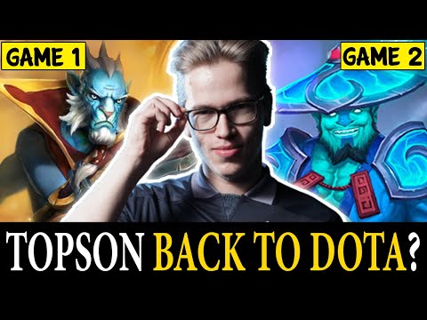 TOPSON IS BACK?! | Phantom Lancer & Storm Spirit Gameplay ( 2 Games ) | Dota2 Pro Players Clips