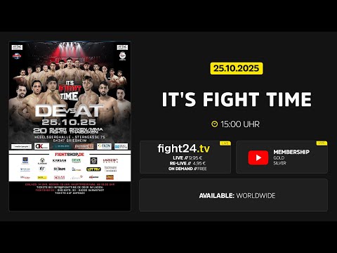 It's Fight Time DE vs AT: Free Undercard