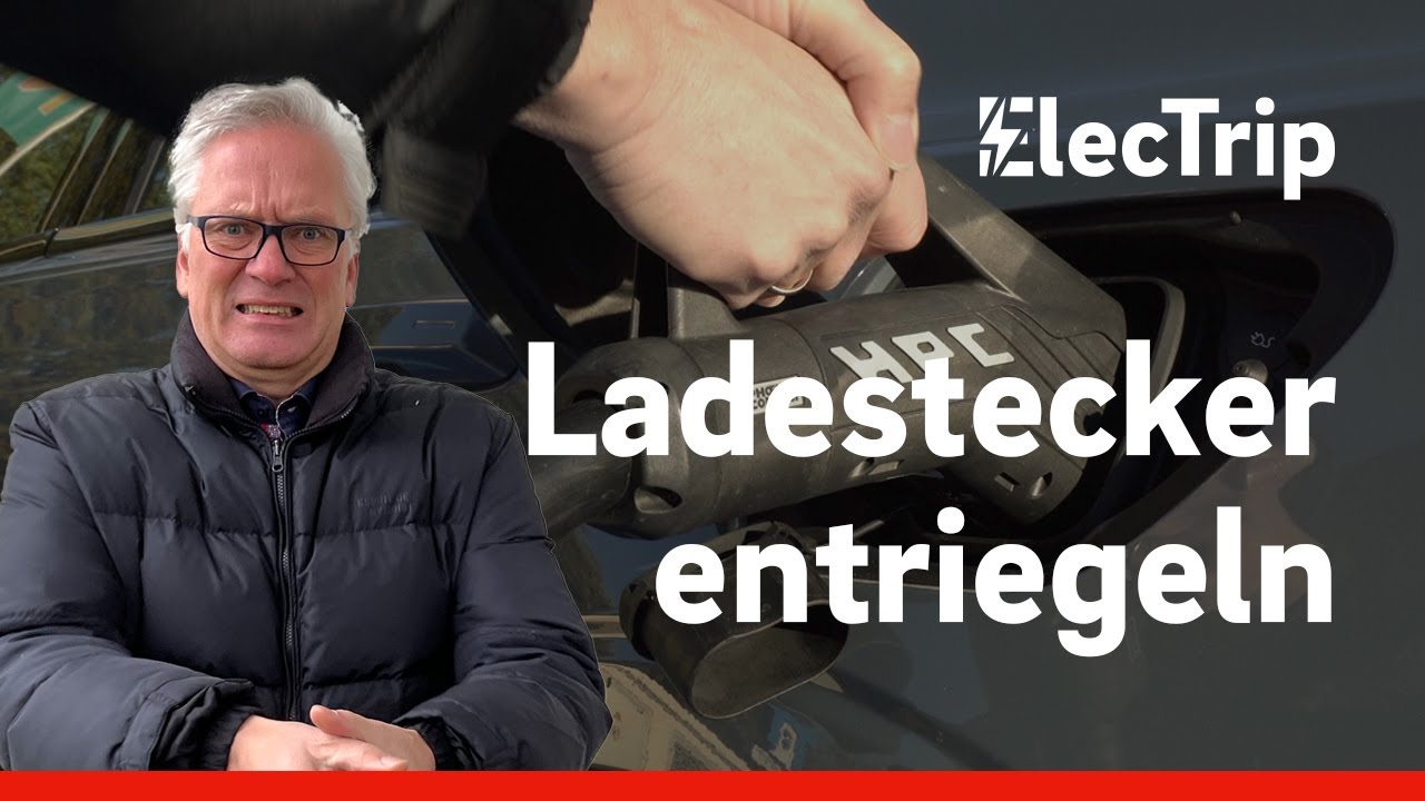 Einen verriegelten Ladestecker im E-Auto lösen