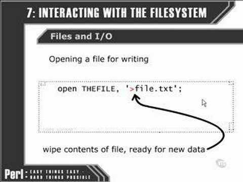 Perl Tutorials -Part 72- Writing to a file: 2