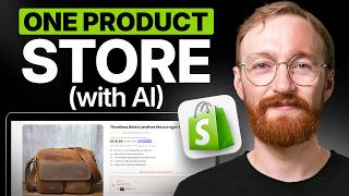 How to Build a One Product Shopify Store in 2026 (Using AI)