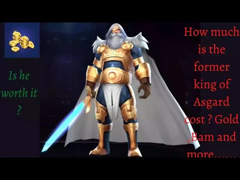 Odin Rank up Full cost details - Marvel future fight