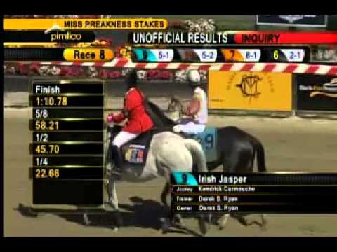 Pimlico 05/15/15 race 8 - 30th running of the Adena Springs Miss Preakness Stakes - Grade III