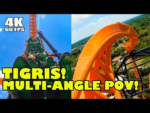 On-ride point of view of Tigris