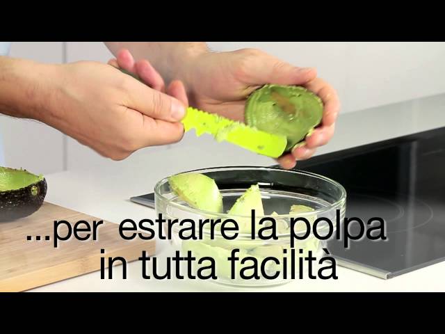Video teaser per Kuhn Rikon Coltello & Pestello per Avocado (italiano)