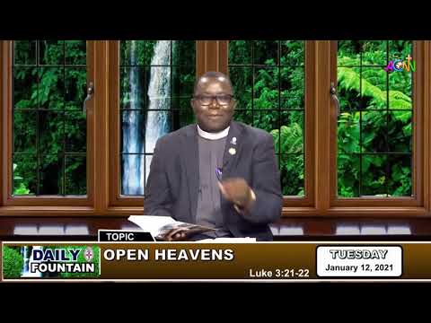 DAILY FOUNTAIN DEVOTIONAL FOR JANUARY 12, 2021 - THE REV'D CANON SMART SIMON