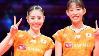 バド志田千陽＆松山奈未、パリ五輪金メダリスト中国ペアに勝利　[Japan news]3大会ぶりの決勝進出【ファイナルズ2024】