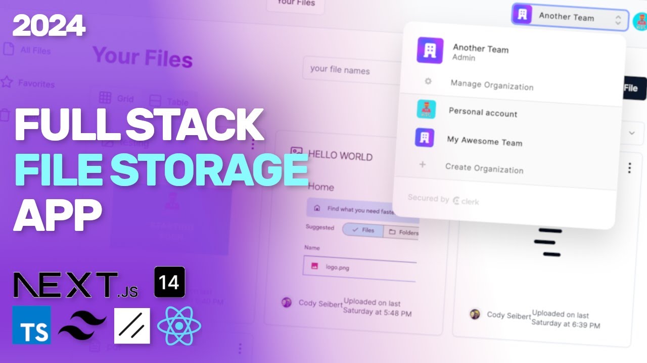 Build a File Storage App with Role Based Authorization (Next.js, Shadcn ...
