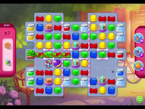 HomeScapes Level 6024 no boosters (12 moves)