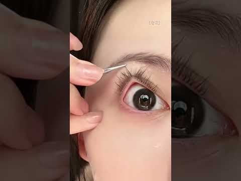 다이소 가서 이거 사면 눈이 확달라져요 #노글루속눈썹 #속눈썹 #붙이는속눈썹