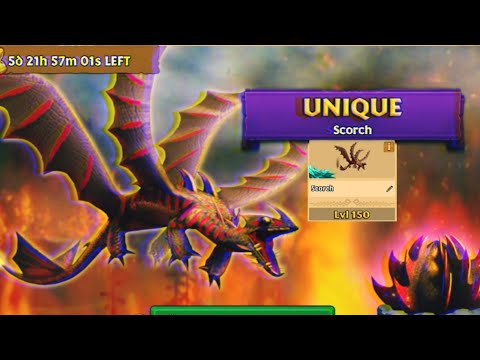 SCORCH Titan Mode Max Level 150 | Unique Singetail - Limited Time | Dragons: Rise Of Berk