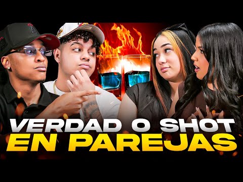 ¿Te puedo revisar el celular? 😱 | VERDAD O SHOT entre Parejas (Ft. Parejas famosas de redes)