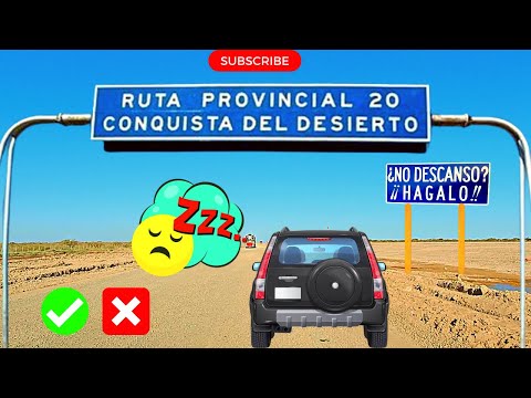 ⚠️RUTA del DESIERTO ⚠️La Pampa 📍Actualizado Noviembre 2023 📍Desde  BARILOCHE Patagonia AR🚗