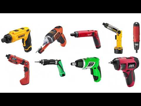 Different type of cordless screwdriver