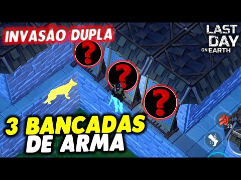 3 BANCADAS DE ARMA VEJA O QUE VEIO NA INVASÃO DUPLA - Last Day On Earth