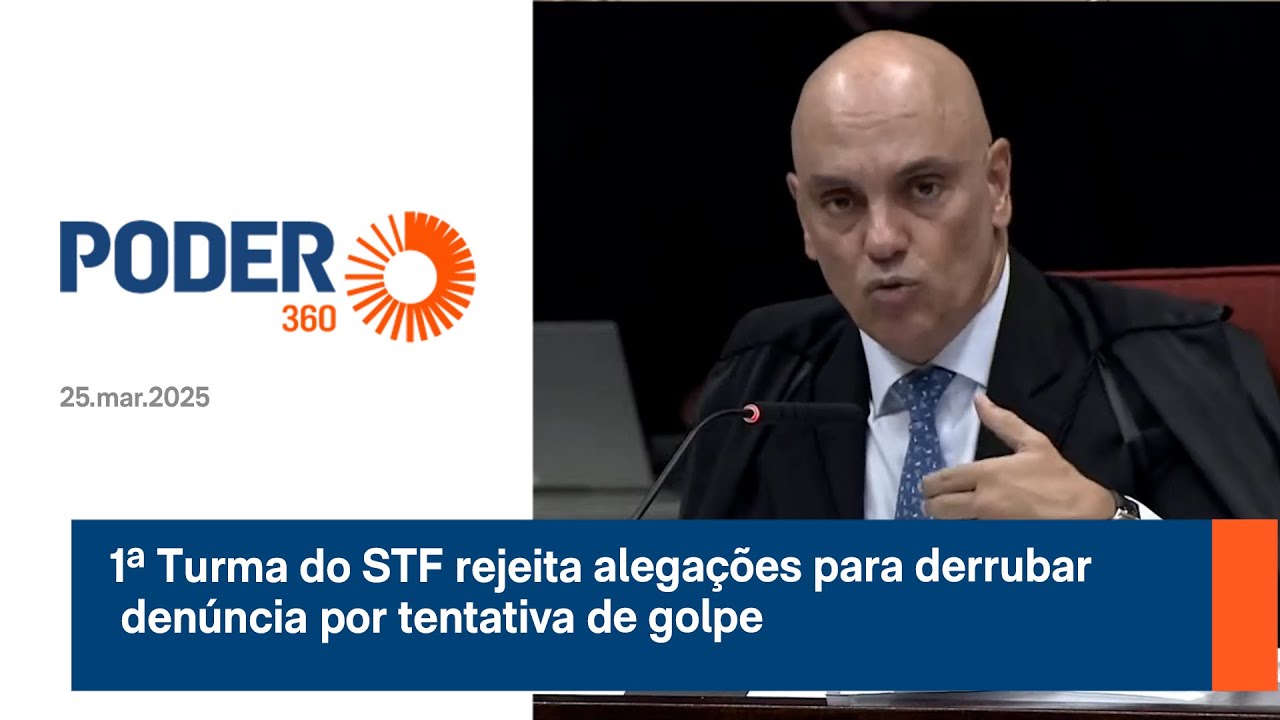 1ª Turma do STF rejeita alegações para derrubar denúncia por tentativa de golpe