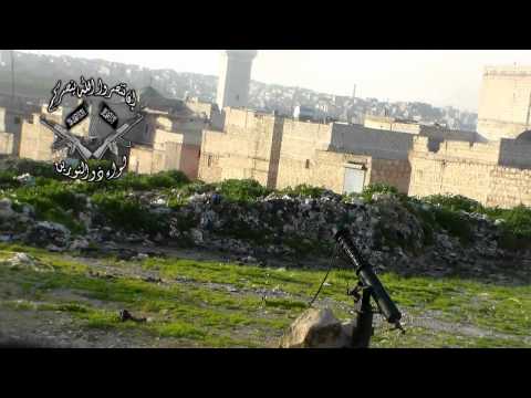 استهداف نقاط قوات النظام في جبهة الراموسة بواسطة قذائف الهاون من قبل لواء ذو النورين