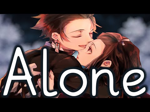 2Shy, BASTL & NEØN ft  ZERØ -  Alone  - Nightcore {Lyrics}