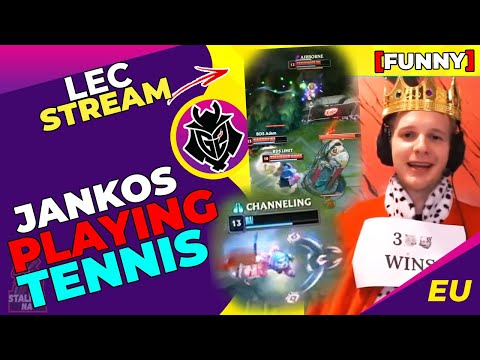 G2 Jankos Playing Tennis in LEC 🎾 [FUNNY]