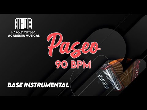 PISTA BASE RITMICA PASEO VALLENATO  - 90 BPM