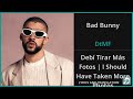 Bad Bunny DtMF Lyrics English Translation Spanish And English Dual Lyrics Subtitles Lyrics
