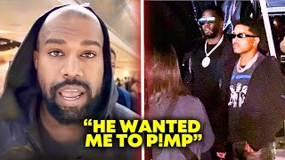 Kanye West BLASTS Diddy For Trying To Recruit Him & Blackmail Him