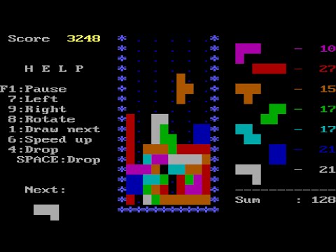 TETRIS ⭐ Original IBM PC Version