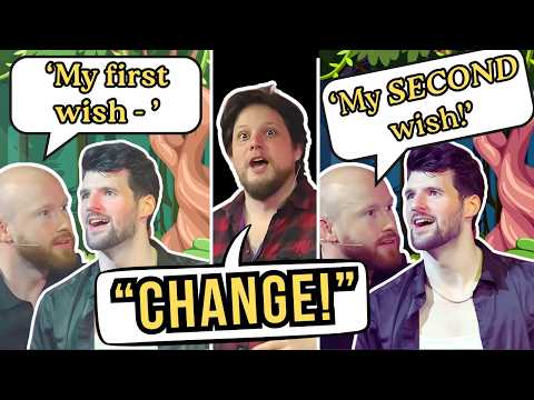 THREE WISHES | The "Change" Game (when he shouts "change!" they have to say something different)