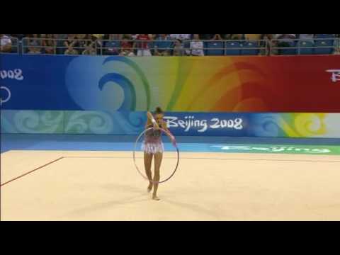 Evgenia Kanaeva Beijing 2008 Hoop