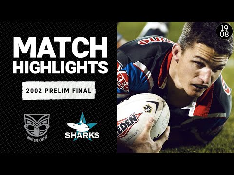New Zealand Warriors v Sharks | 2002 Prelim Final | Classic Match Highlights | NRL