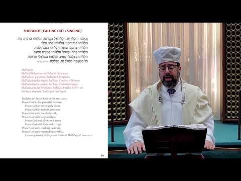 12 - Hal'luyah Psalm 150 (from the Shofarot section of Musaf) (RH only)