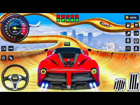 Superhero Mega Ramp Car Stunts Racing - Formula Car Racing Stunts Simulator - Android Gameplay