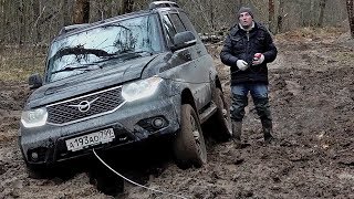 Как установить лебедку в штатный бампер на уаз Патриот
