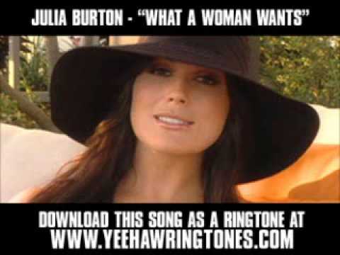 Julia Burton - What A Woman Wants [ New Video + Lyrics + Download ]