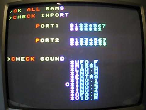 Taito Space Invaders Test ROM - Testing sounds first pass
