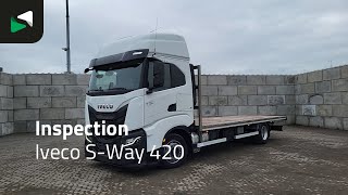 IVECO S-Way 420 4X2 7 meter Open body ACC Navi Automatic Euro 6 flatbed truck for sale - Image 4 | Autoline UG IVECO S-Way 420 4X2 7 meter Open body ACC Navi Automatic Euro 6 flatbed truck | Image 4 - Autoline