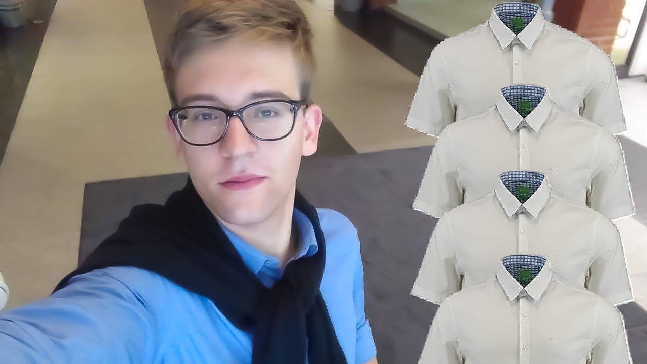 Męska koszula z krótkim rękawem