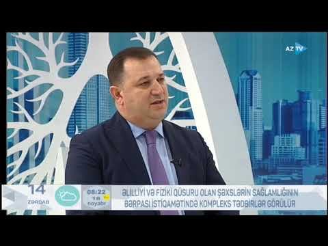 Əlilliyi olan şəxslərin sağlamlığının bərpası istiqamətində kompleks tədbirlər görülür