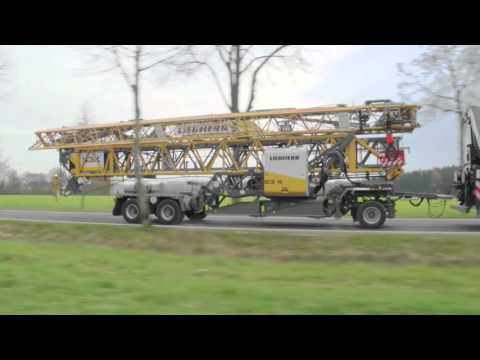 Liebherr tower crane and mobile crane