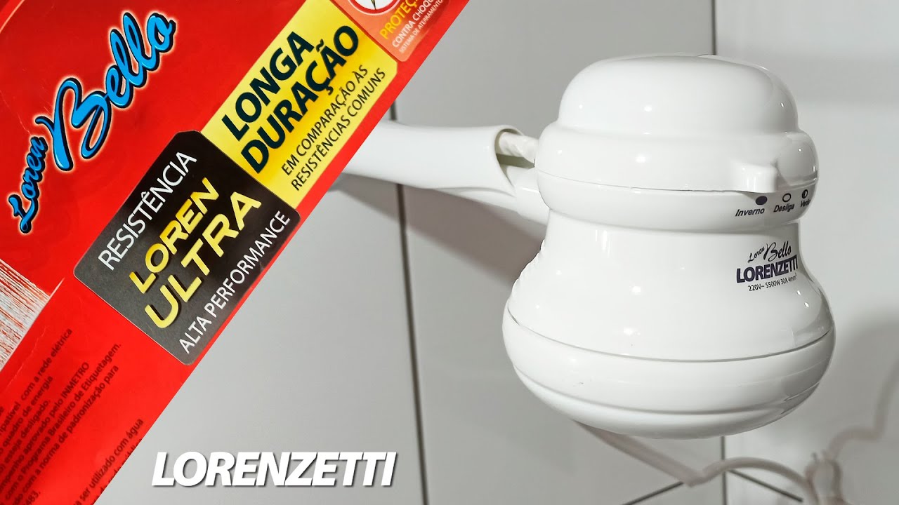 DUCHA LORENZETTI LOREN BELLO *INSTALAÇÃO E TESTE DO CHUVEIRO