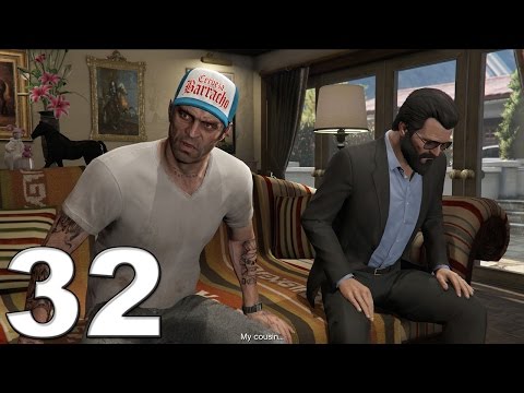 Grand Theft Auto 5 PS4 Gameplay Walkthrough Part 32 - Caida Libre!!