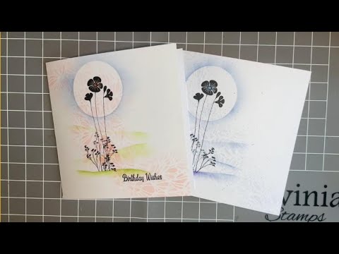 Garden Poppy Trio by Jo Rice - A Lavinia Stamps Tutorial