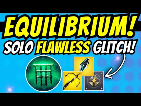 Solo FLAWLESS Equilibrium GLITCH BUILD! How To Get TAKEN Crystal & Exotic FAST!Destiny 2 Renegades