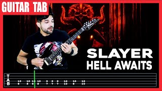 ?SLAYER?[ Hell Awaits ] cover Dotti Brothers | LESSON | GUITAR TAB