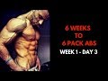 6 PACK ABS Workout At Home | 6 Weeks To 6 Pack Abs (Day 3)