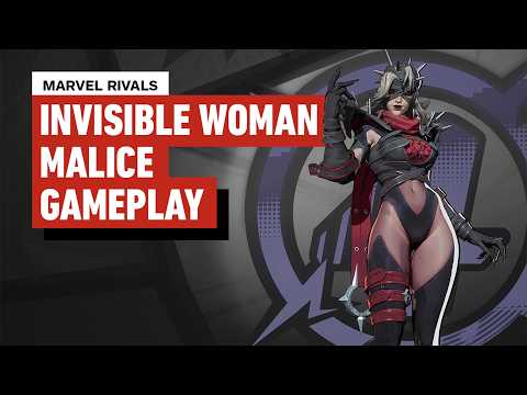 Marvel Rivals Season 1 - Invisible Woman Malice Skin 10 Minutes Of Gameplay