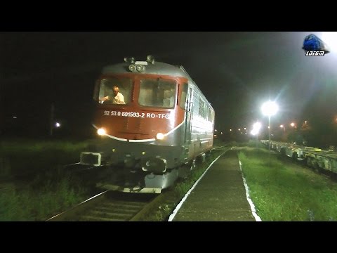 LDE2100 60-1593-2 RO-TFG la Manevra/Shunting in Oradea Est [Night Edition] - 29 May 2016