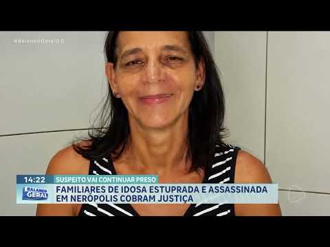 Suspeito de estuprar e matar idosa continua preso em Nerópolis