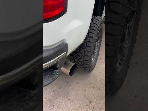2019  fully deleted l5p with 5 inch exhaust#silverado_2500hd #deleted #duramax